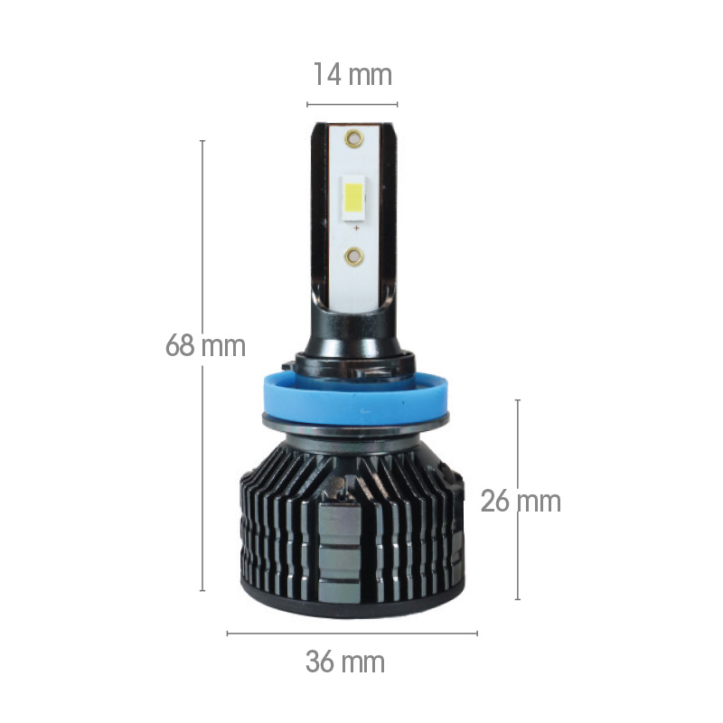 Ampoule LED H11 avec ballast externe