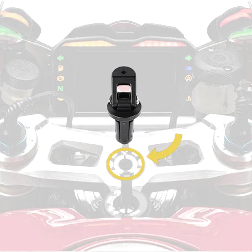 Montage sur tige de fourche Ø12-29 mm