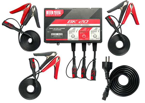 Chargeur de batterie BK 20 6V/12V 3x2A