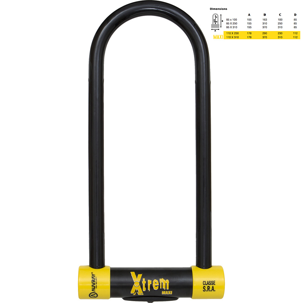 Antivol en U Xtrem Maxi - SRA