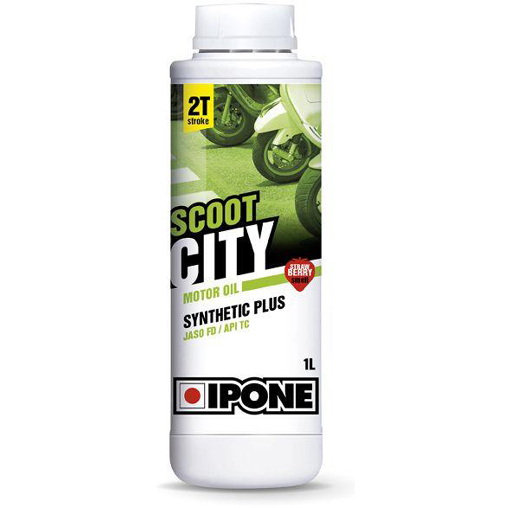 Huile moteur semi-synthétique Scoot City 1L fraise - scooter 2T