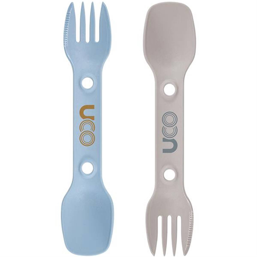 Lot de 2 couverts 3 en 1 Spork