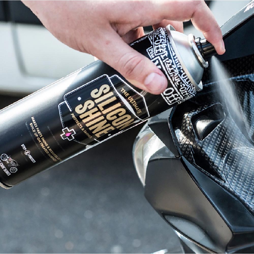 Spray de protection Motorcycle Silicon Shine 500 ml
