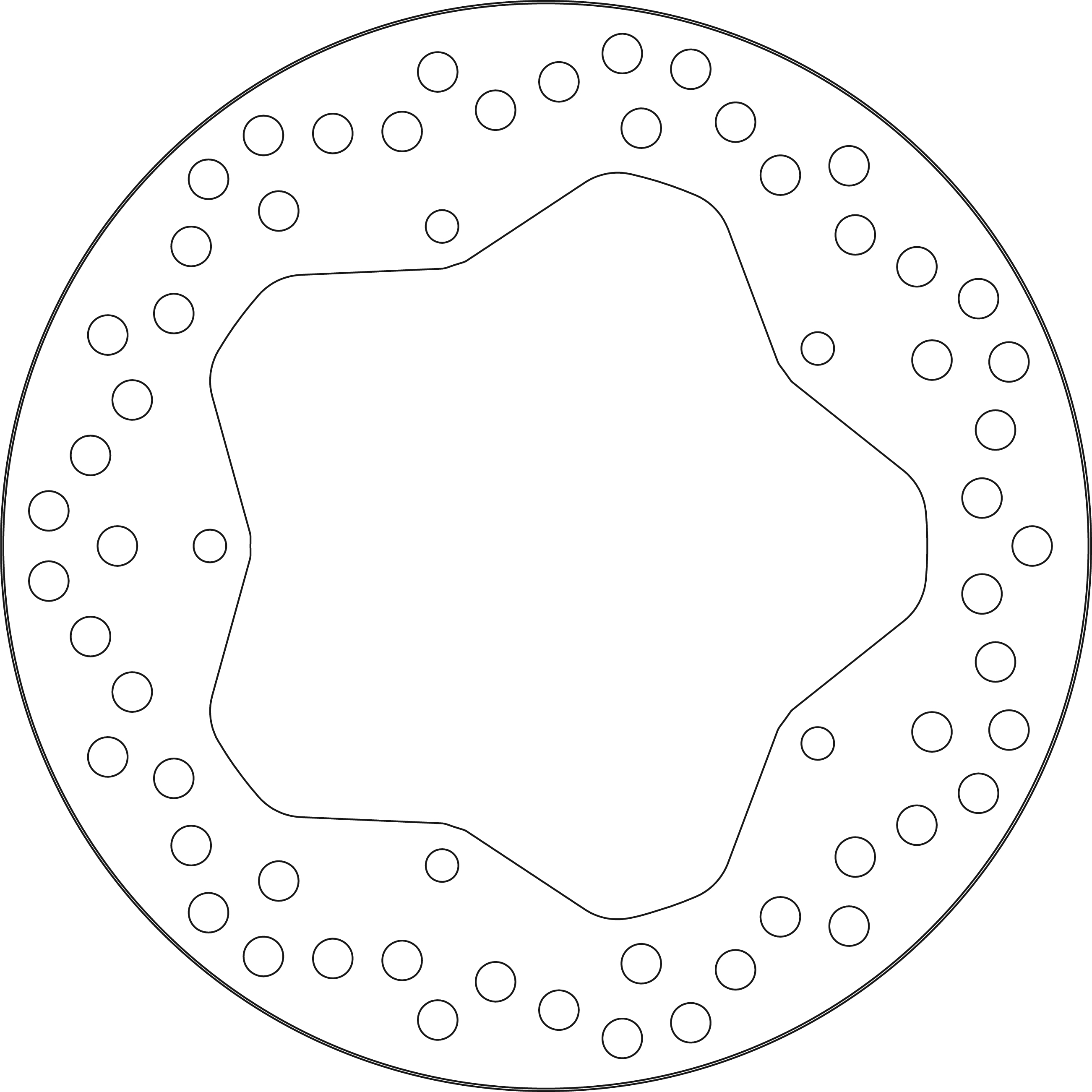 Disque de frein 5046