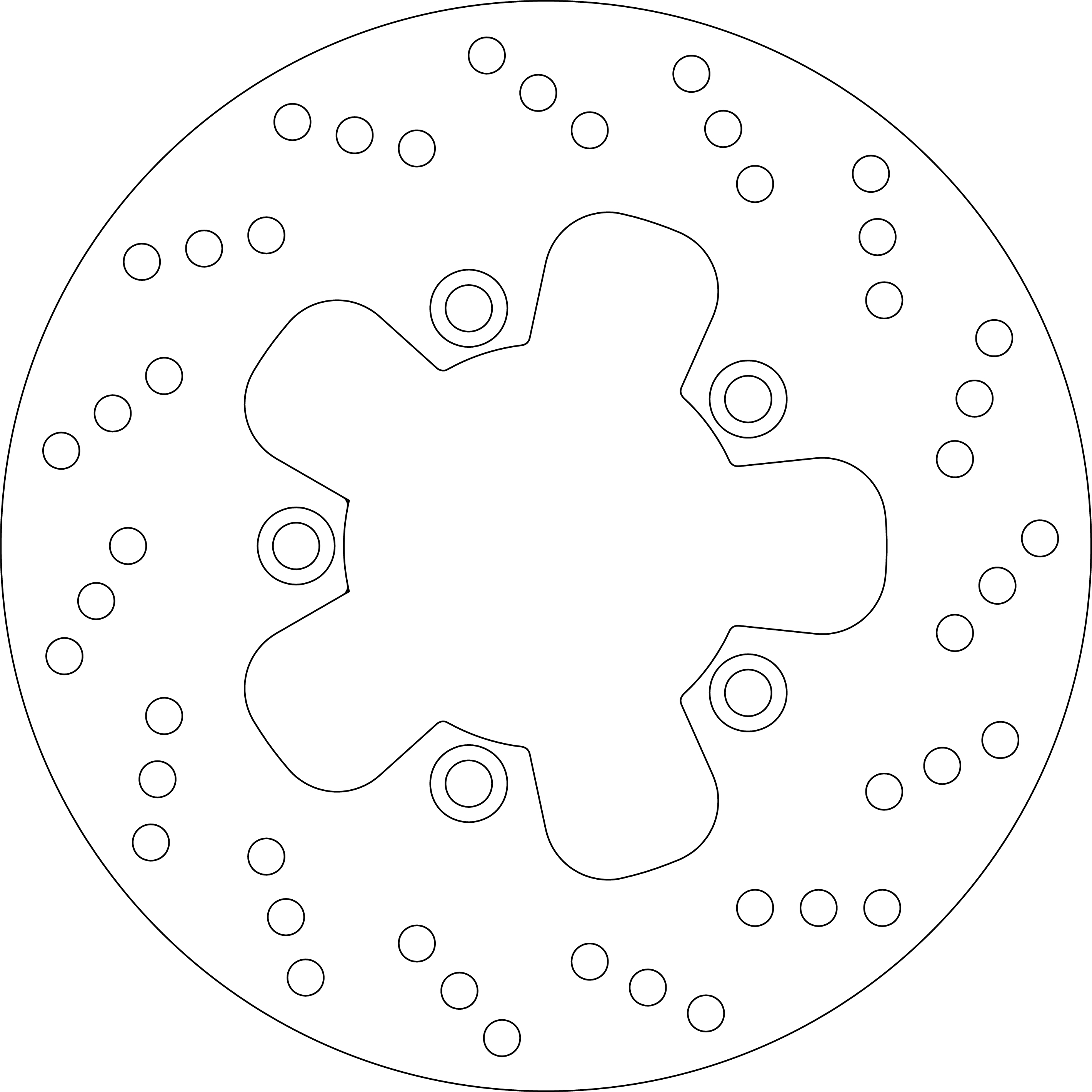Disque de frein 5084