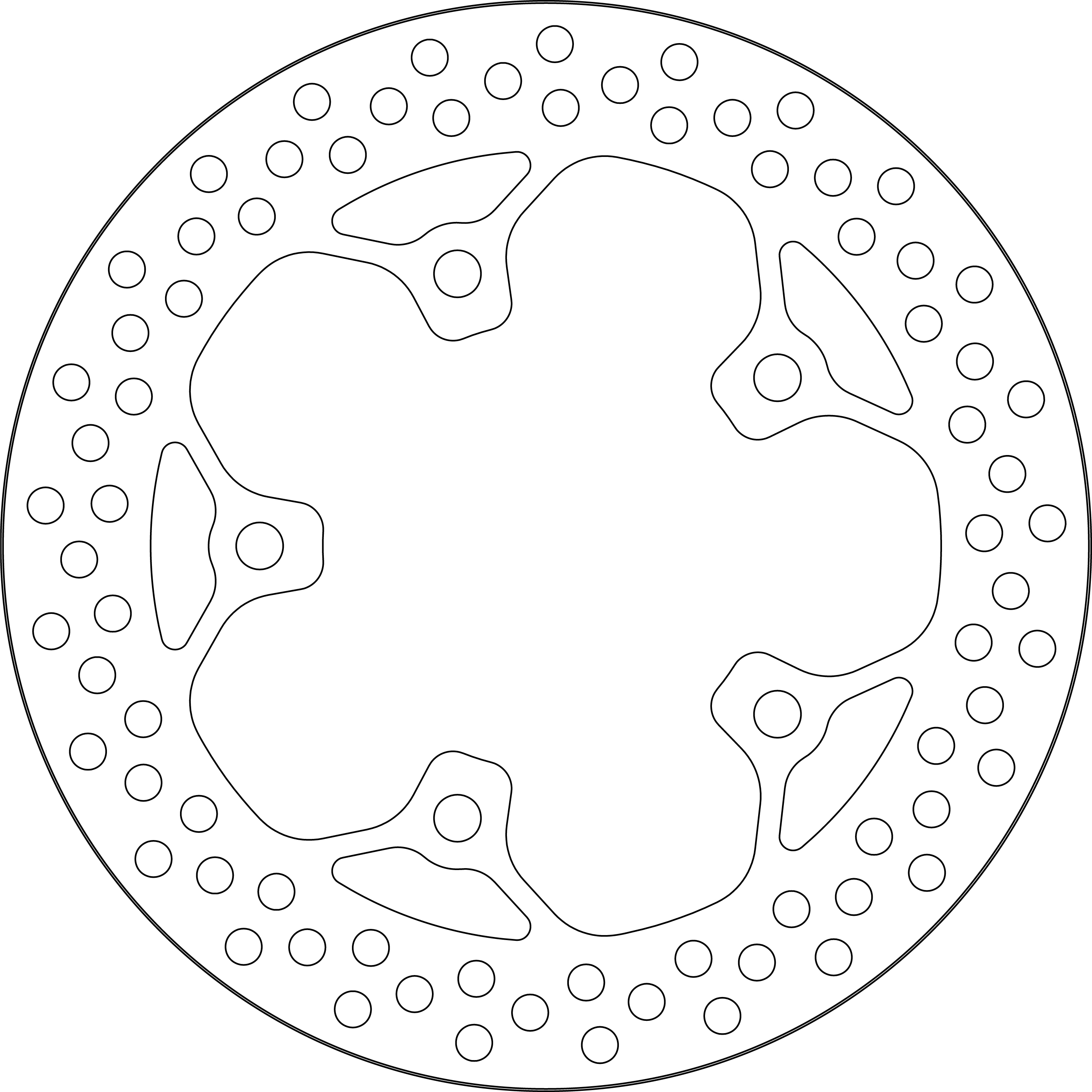 Disque de frein 5206