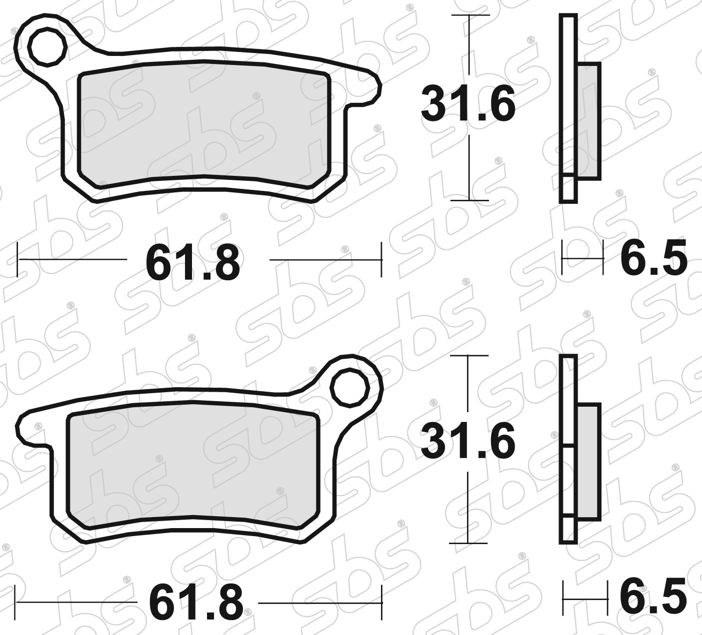 Plaquettes de frein 783 RSI