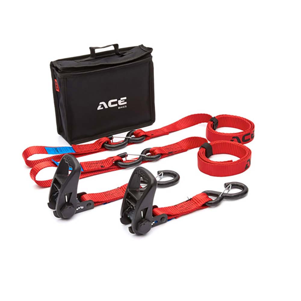 Set de sangles et crochets Ratchet Premium 2-Pack Moto