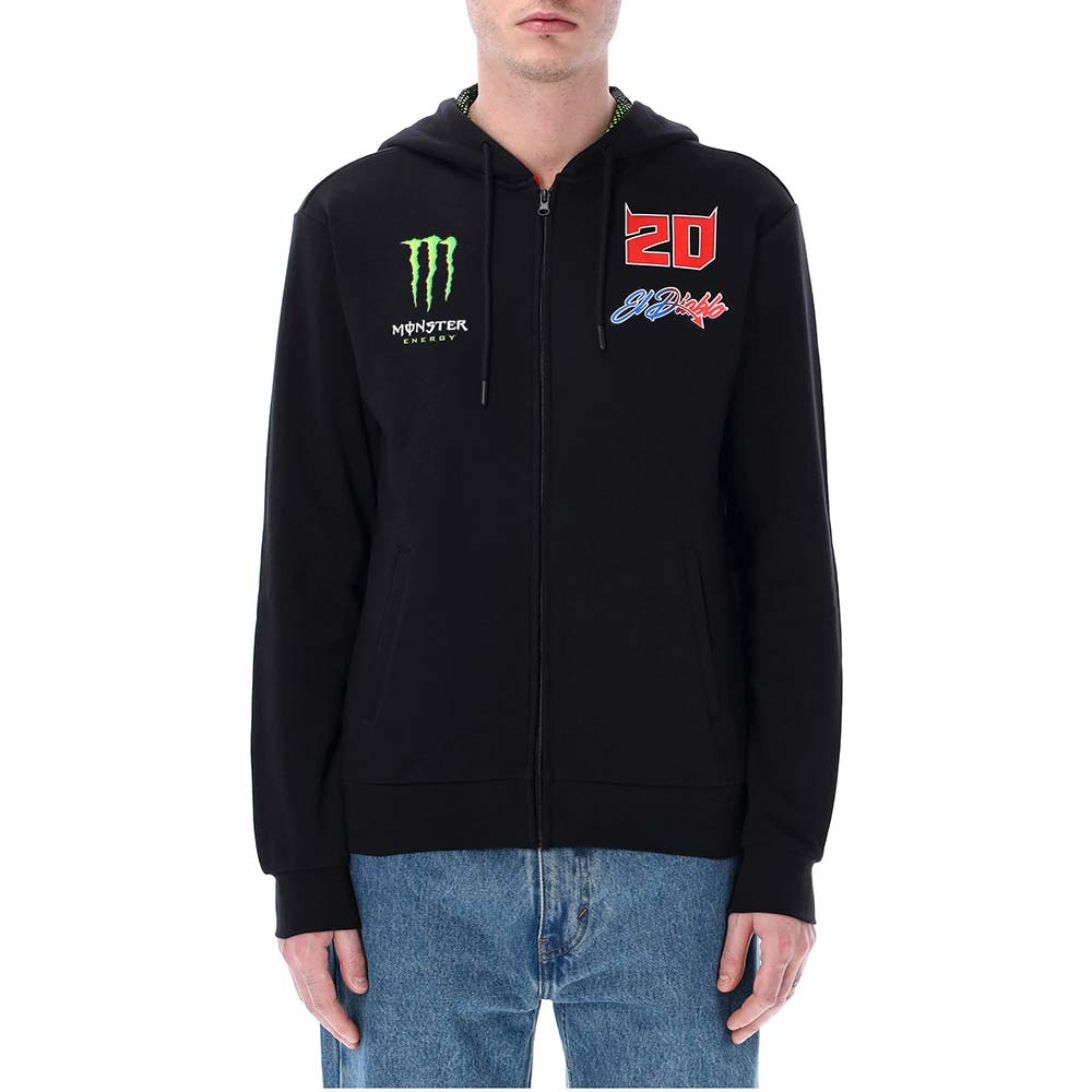 Sweat zippé à capuche Dual FQ20 Monster