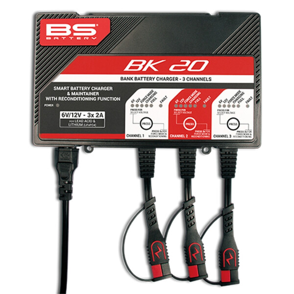 Chargeur de batterie BK 20 6V/12V 3x2A