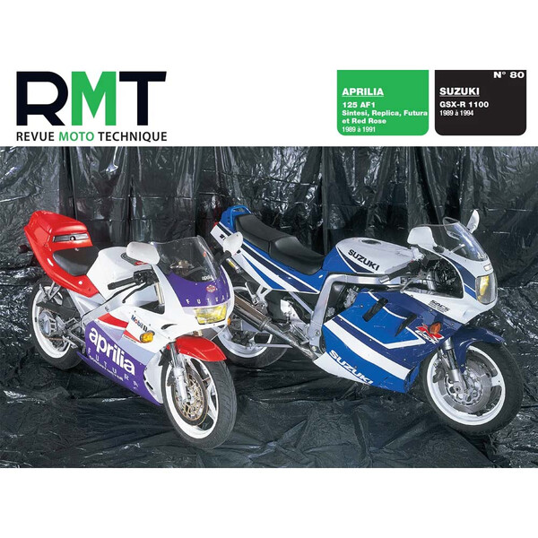 RMT 80.2 APRILIA 125 AF1 (1989 à 1991) et SUZUKI GSX-R1100 (1989 à 1994)