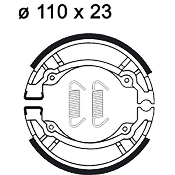 Machoires de frein LMS911