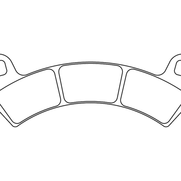Plaquettes de frein Quad métal fritté - 1247ATV1