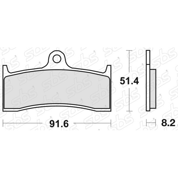 Plaquettes de frein 676 RS