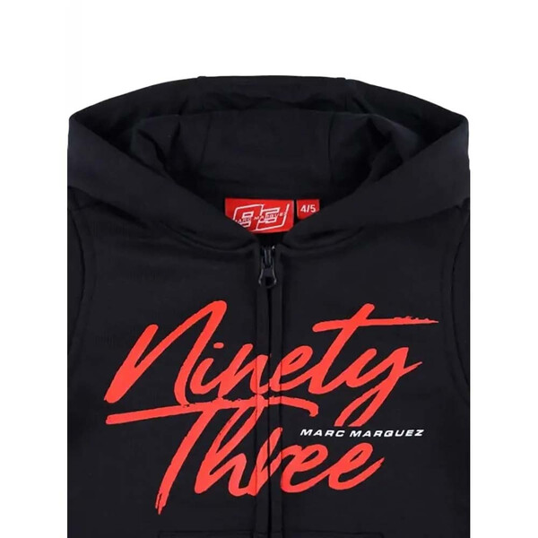 Sweat zippé à capuche enfant Ninety Three
