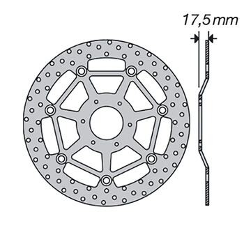 Disque de frein FE.FL52505 France Equipement