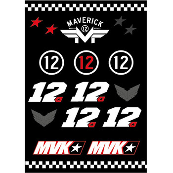 Planche stickers Maverick Vinales 25 Ixon