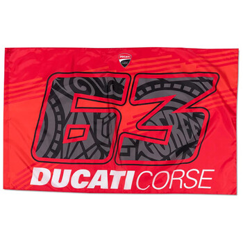 Drapeau Dual Bagnaia ducati