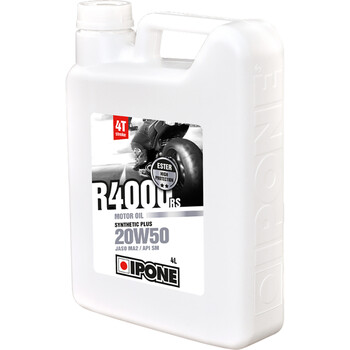 Huile moteur semi-synthétique R4000 RS 20W50 - moto 4 temps Ipone