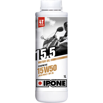 Huile moteur synthétique 15.5 15W50 - moto 4 temps Ipone