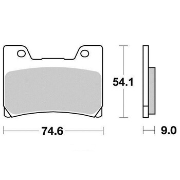 Plaquettes de frein S1034N Sifam
