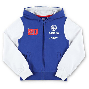 Sweat zippé à capuche enfant Dual FQ20 Yamaha Fabio Quartararo
