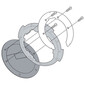 Bride Tanklock Kawasaki Z750 (03-06) - BF52