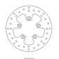 Disque de frein Piaggio DIS1244