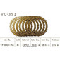 Disques garnis d'embrayage VC391