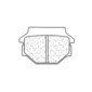 Plaquettes de frein Off-Road métal fritté - 2466MX10