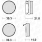 Plaquettes de frein 525 HF