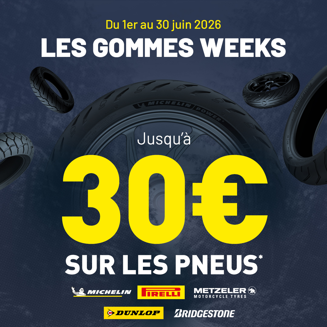 Jusqu'à 30 € sur les pneus